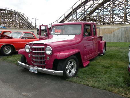 pink truck